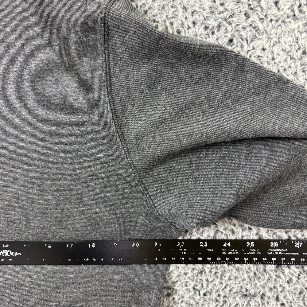 Polo Ralph Lauren Jeans Co Shirt Mens Large Gray V-Neck Long Sleeve Tee Logo - Picture 7 of 9
